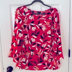 Talbots Floral Blouse Plus Size